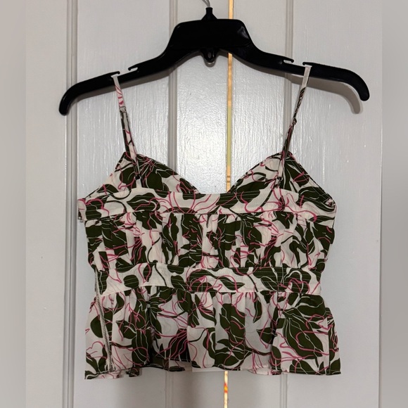 Parker Floral Print Peplum Camisole - Picture 4 of 6